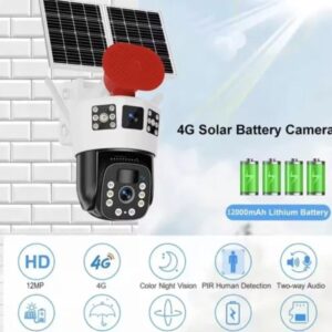 Camera Xài Sim 4G Xem 3 Màn Hình Còi Hú Bg71Tr Năng Lượng Mặt Trời