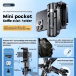 Gậy chụp hình Remax P80 Mini bỏ túi