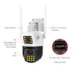 Camera 2 Màn Hình Vstarcam CG663DR. Xài Sim 4G.