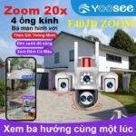 Camera ip Wifi 3 Màn Hình YooSee PTZ F60.