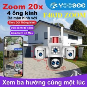Camera ip Wifi 3 Màn Hình YooSee PTZ F60.